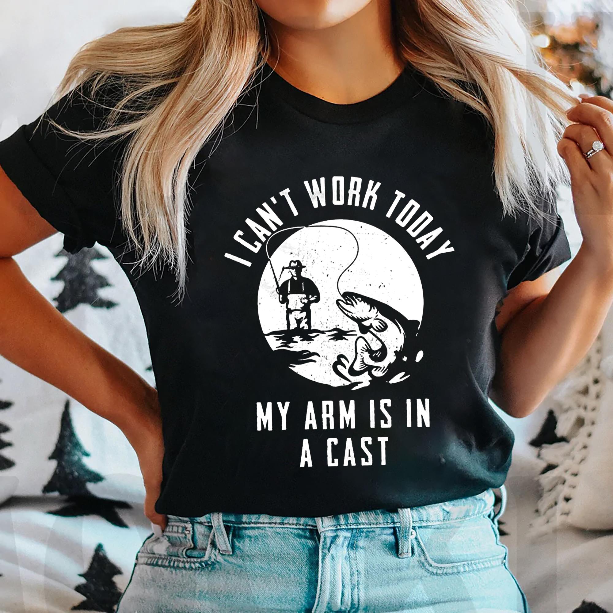 Personalized I Can't Work Today Custom Fishing