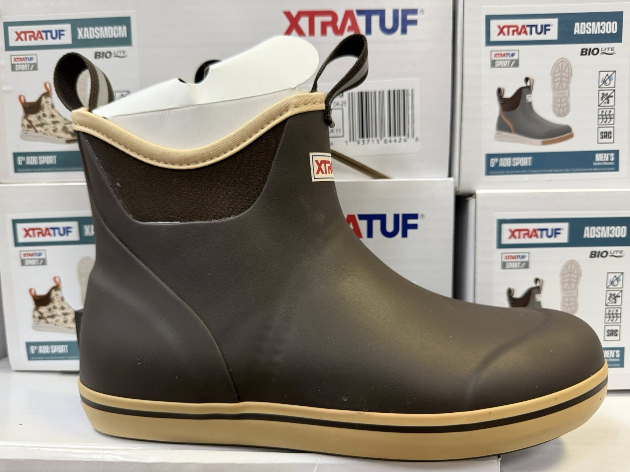 Dark Brown Slip-On Rain & Work Boots